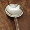 Unique gift idea - Large silver pickle spoon